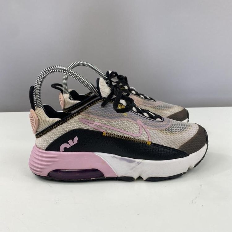 Nike air max 2090 pink black white trainers 2