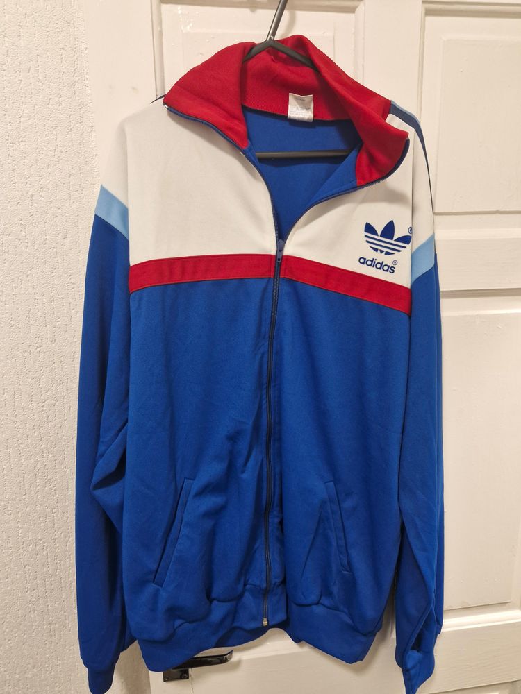 Adidas Originals Adidas Blue, White, And Red Zip-Up Jacket product image