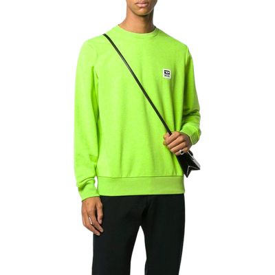 DIESEL S-GIRK-K12 Mens Sweatshirt Crew Neck Regular Fit Pullover Casual Jumper 8