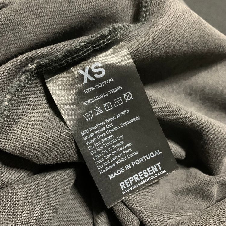 Represent XS Mayhem Vintage Black Tee Gorilla Graphic 2