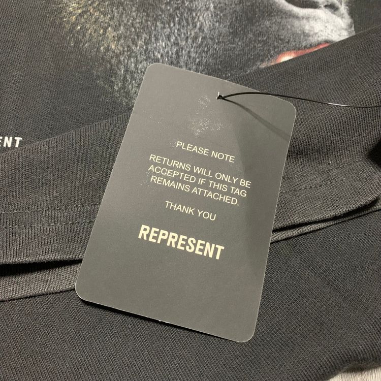 Represent XS Mayhem Vintage Black Tee Gorilla Graphic 6