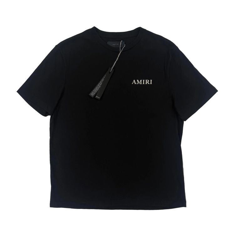 Amiri Amiri Men’s Black T-shirt With White Logo - Small product image
