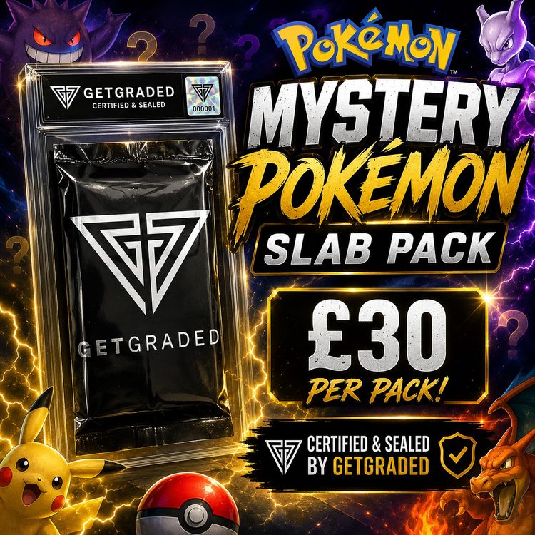 Grade 10 Guaranteed - Pokémon Mystery Slab Pack