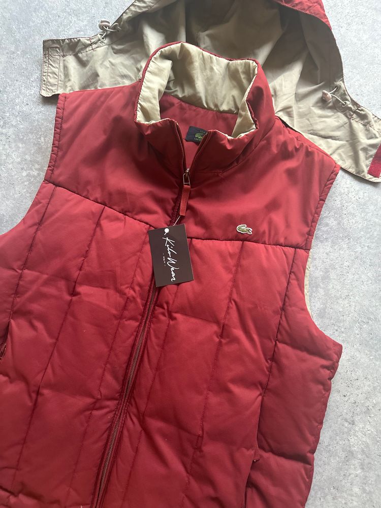 Lacoste Vintage Red Vest anni 90 / Smanicato Uomo 2