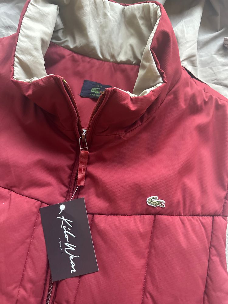Lacoste Vintage Red Vest anni 90 / Smanicato Uomo 3