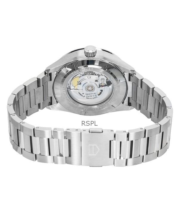Tag Heuer Carrera Stainless Steel Black Dial Automatic WBN2013.BA0640 100M Men's Watch 4