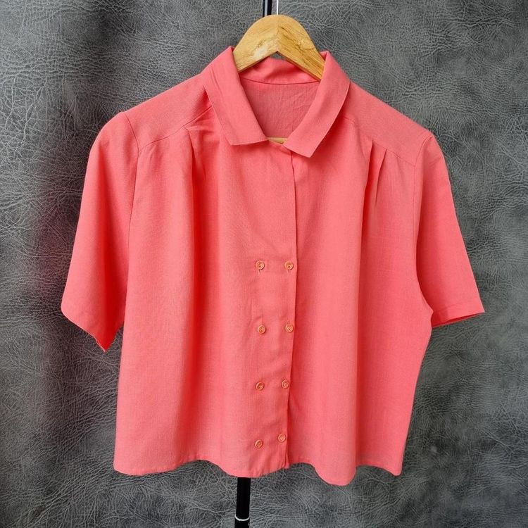Other 80s Vintage Shirt Pastel Top Blouse product image