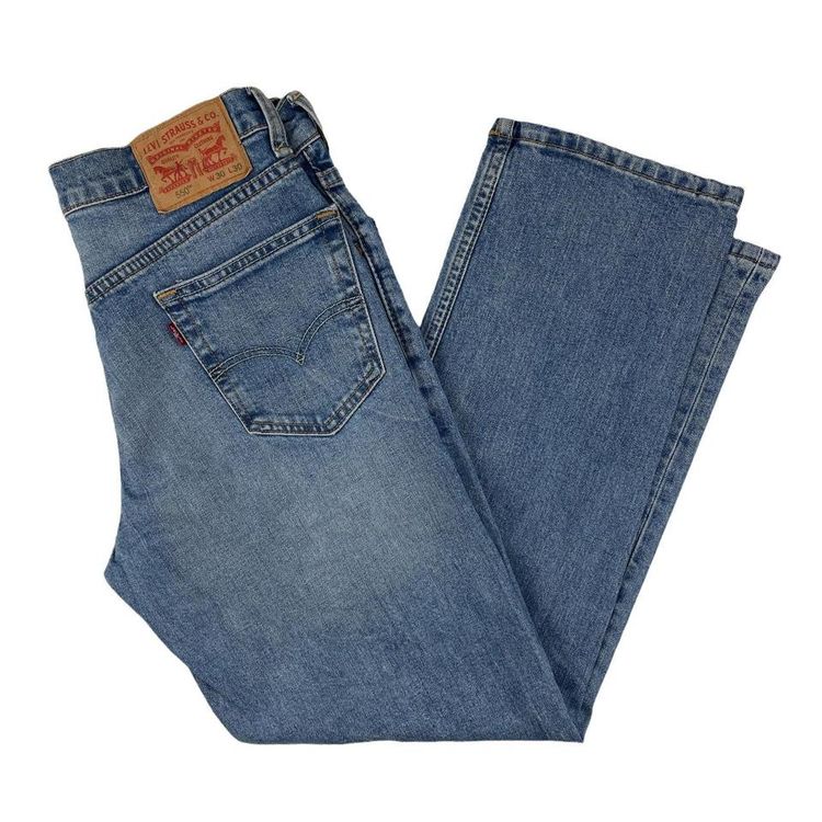 Levi's Vintage Levis 550 Relaxed Fit Jeans Light Blue 30 x 30 product image