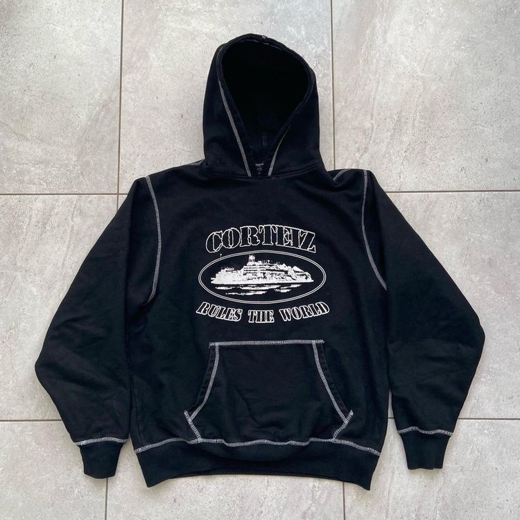 Corteiz Corteiz Superior Black and White Hoodie - M product image