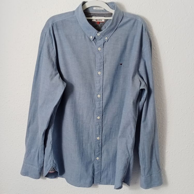 Tommy Hilfiger Denim Blue Button-Up Shirt