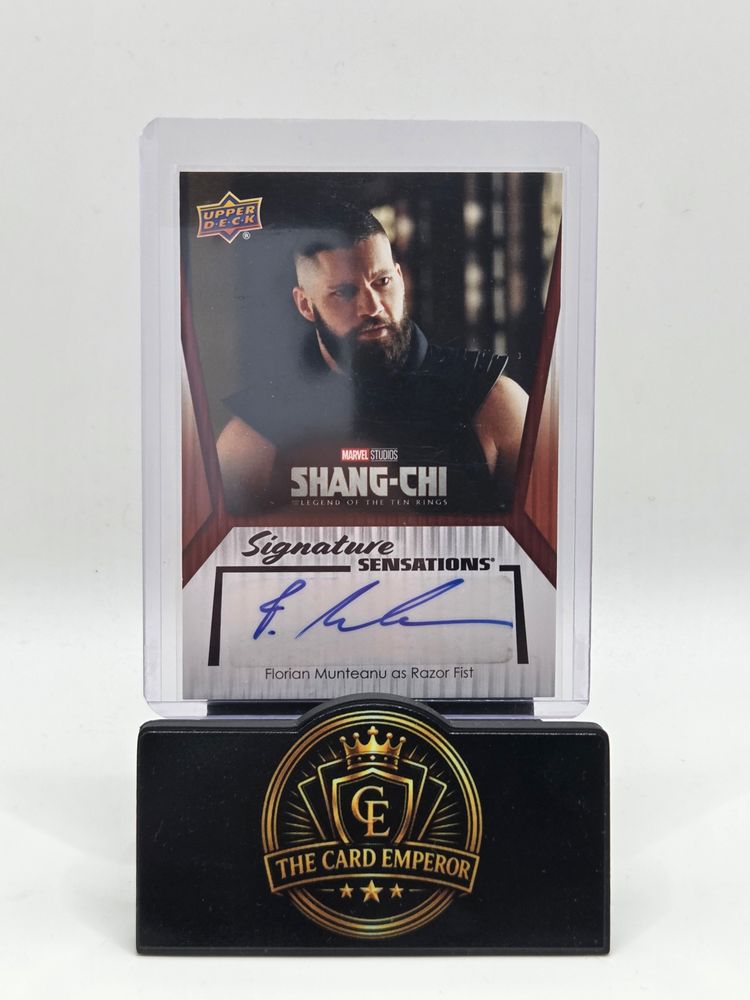 Florian Munteanu Autographed Card Upper Deck Marvel Studios Series 2 2024 image 1