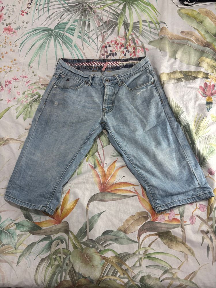 Tommy Hilfiger Light Blue Denim Shorts product image