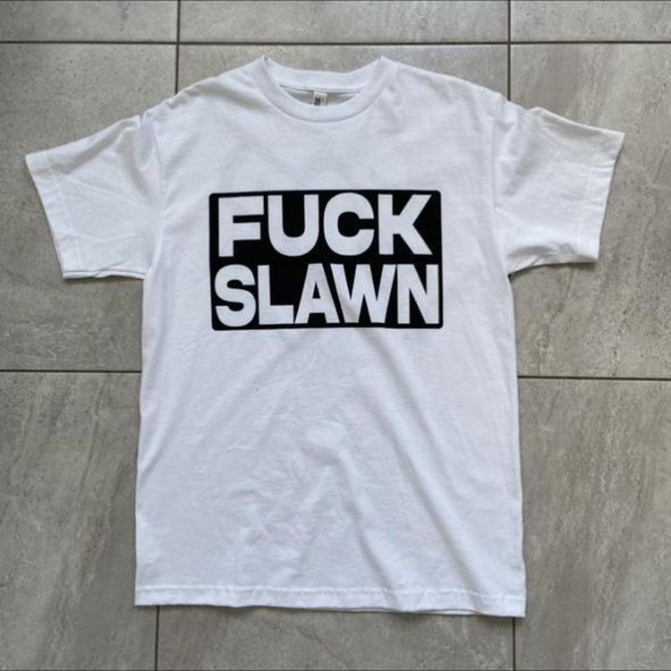 Other Fuck Slawn White and Black Tee (With Graffiti) - M product image