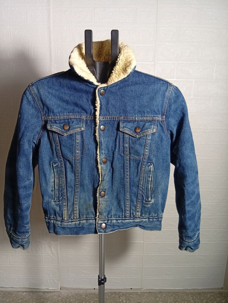 Other Denim Jacket With Shearling Collar product image