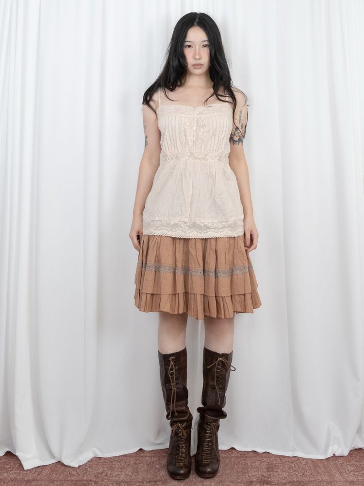 CREAM BUTTON UP CAMISOLE 7
