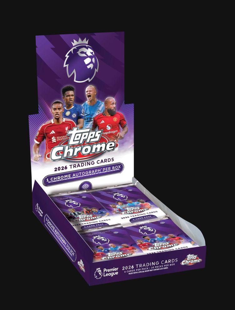 Topps Topps Chrome 2026 Premier League Hobby Box product image