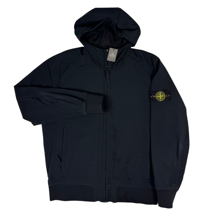 Chaqueta Stone Island Soft Shell-R Negro - talla 2XL