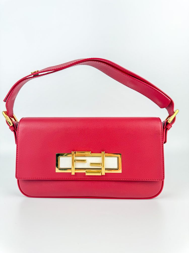 Fendi Fendi Red Leather Shoulder Bag product image