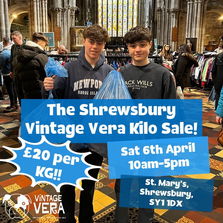 Shrewsbury- Vintage Kilo Sale! 6th April