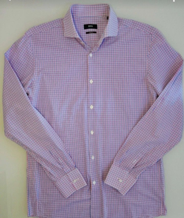 Ben Sherman Men'S Long Sleeve Checkered Shirt