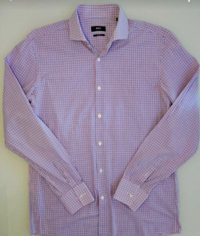 Ben Sherman Men'S Long Sleeve Checkered Shirt