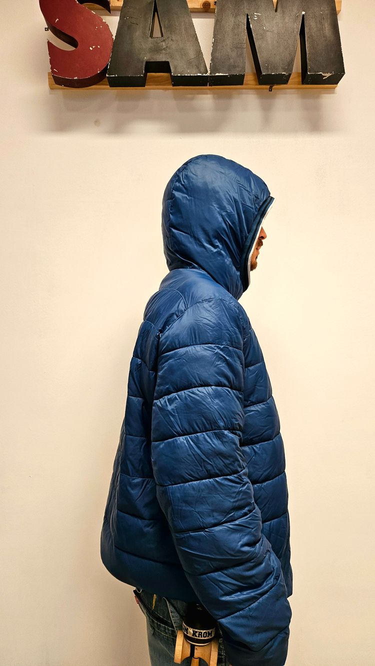 Timberlanmd Blue Hooded Puffer Jacket 2