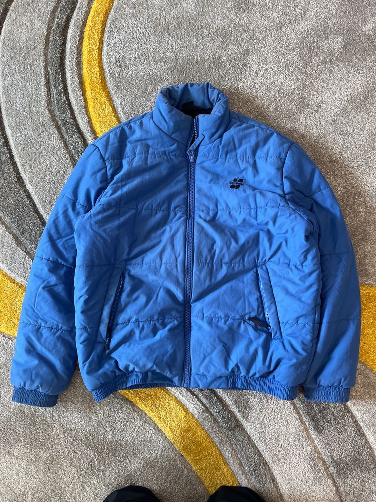 Blue Quilted Jacket
