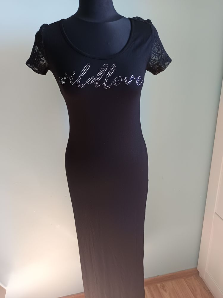 Other Melrose Black Dress With Lace Sleeves product image
