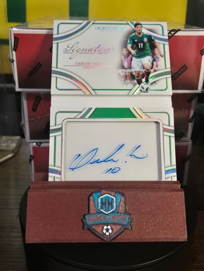 CARLOS VELA /99 ON CARD AUTO BOOKLET MEXICO IMMACULATE COLLECTION 24/25