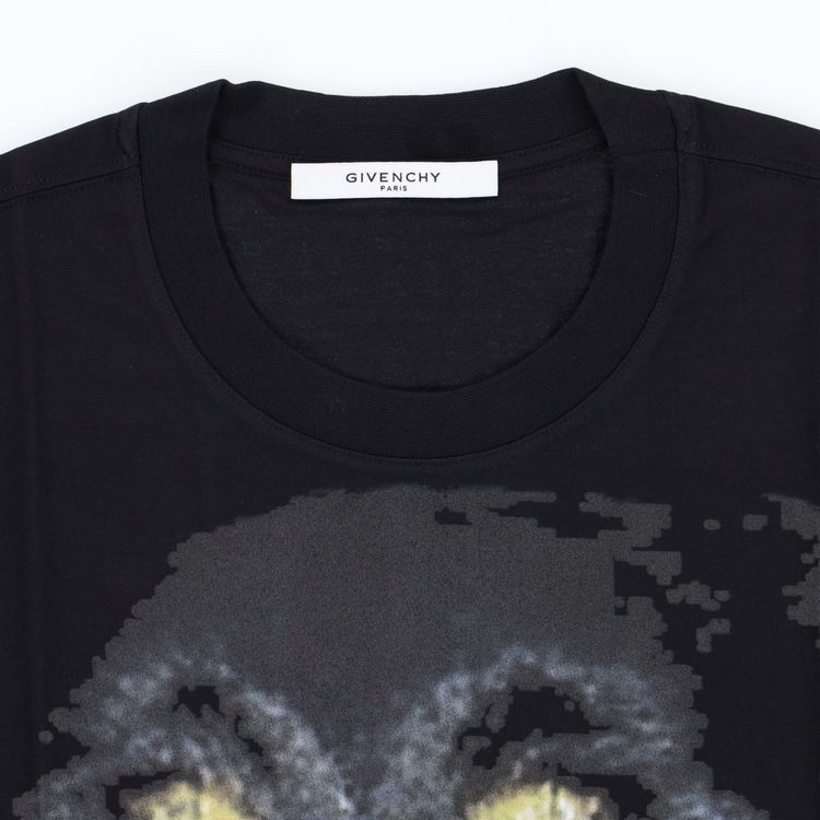Givenchy Black Rottweiler Print Oversized T-Shirt image 2