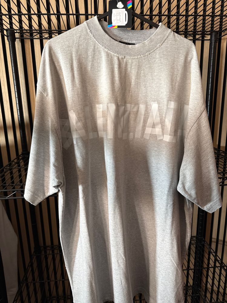 U34 Balenciaga Grey Tee Brand New