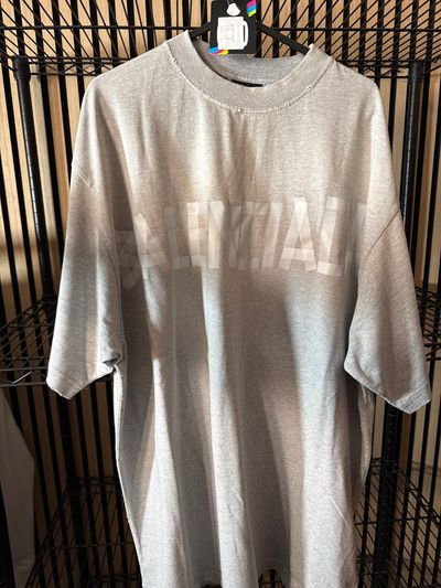 U34 Balenciaga Grey Tee Brand New