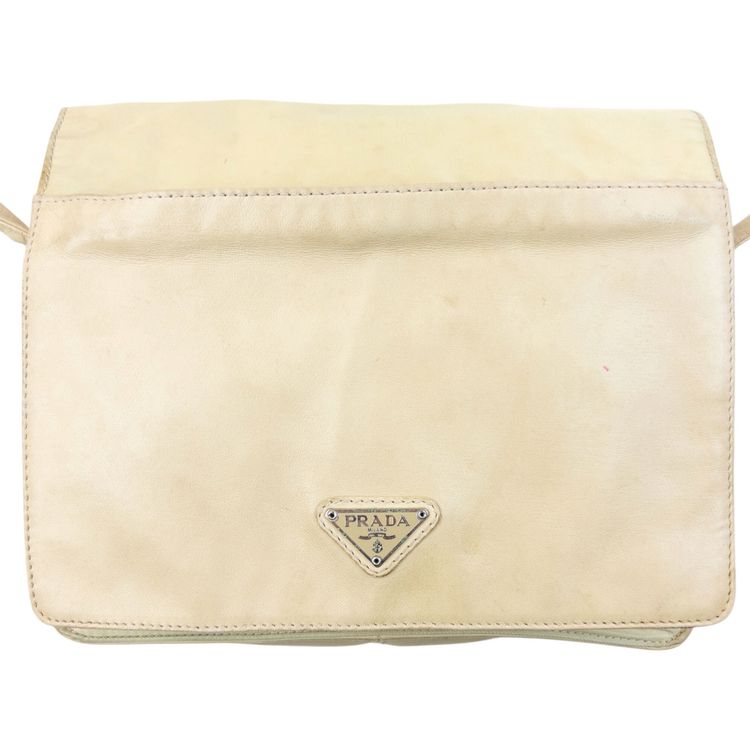 Vintage 2000s Prada Leather Crossbody Bag 1
