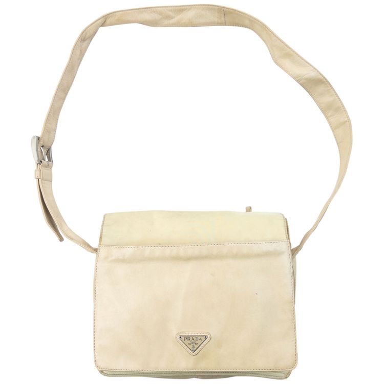 Vintage 2000s Prada Leather Crossbody Bag 5