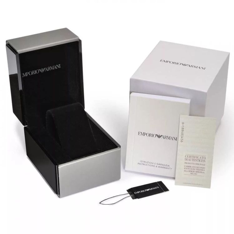 Emporio Armani AR1424 Silver Stainless Steel Watches For Men image 7