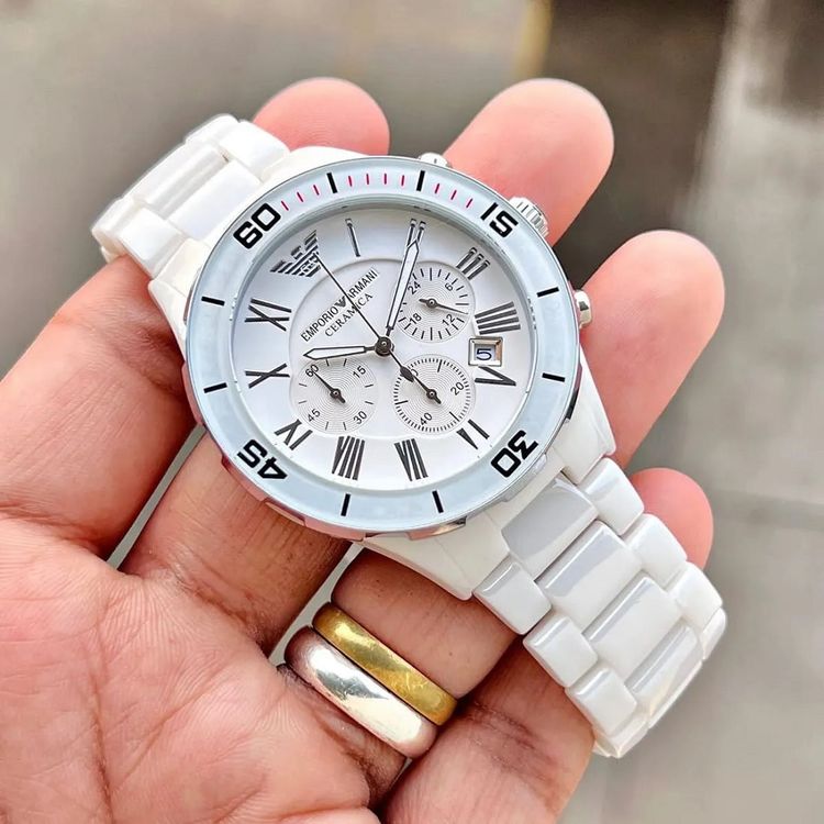 Emporio Armani AR1424 Silver Stainless Steel Watches For Men image 4