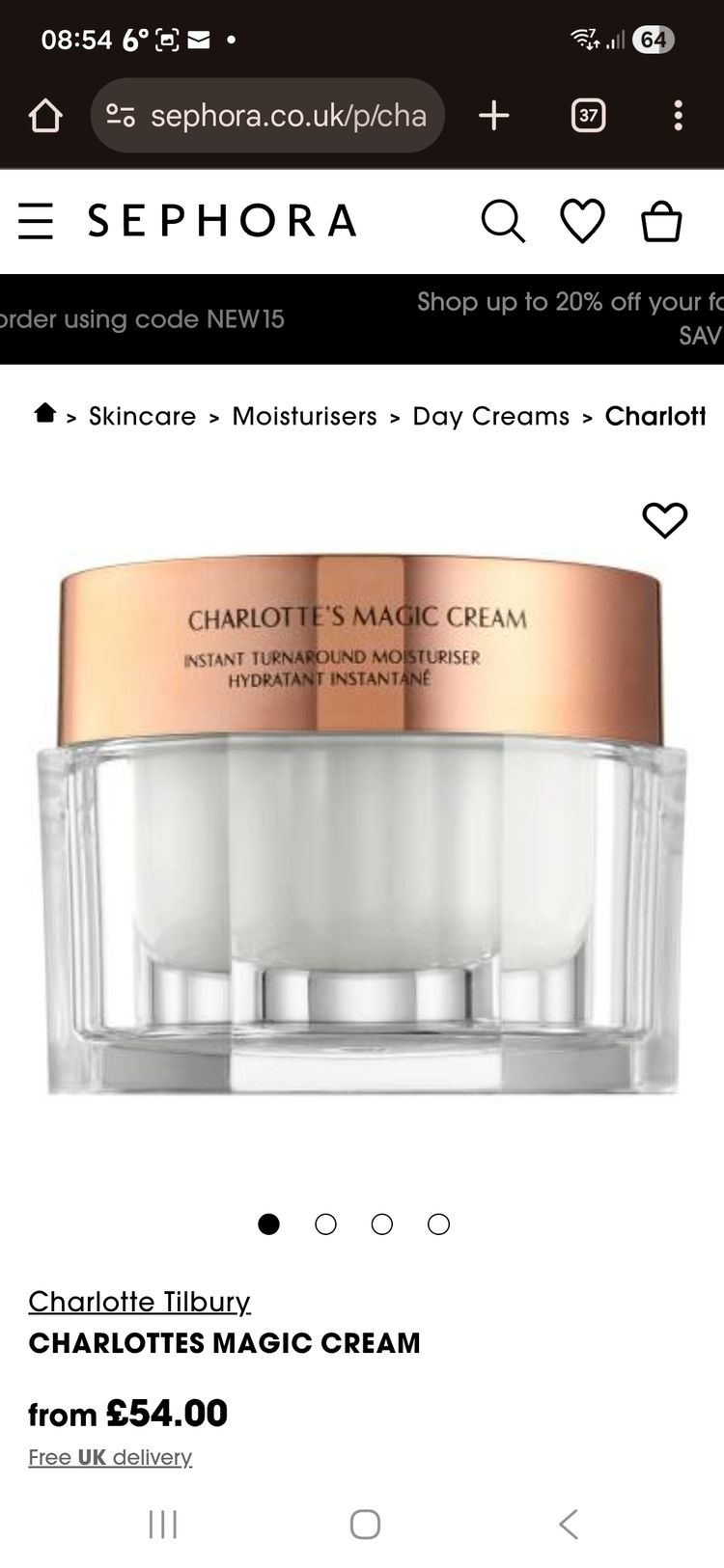 Charlotte Tilbury Charlottes Magic Cream