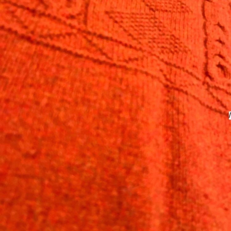 Immagine di Orange Inis Meain Wool Jumper - Large 2