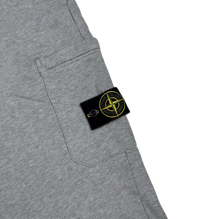 Stone Island 2021 Grey Thick Cotton Joggers - Large obraz 3