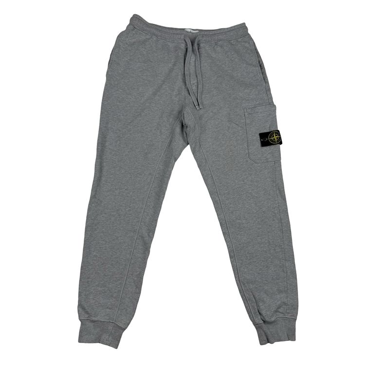 Stone Island 2021 Grey Thick Cotton Joggers - Large obraz 1