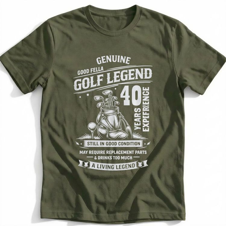 GOLF LEGEND 40TH 029 T Shirt AU 3