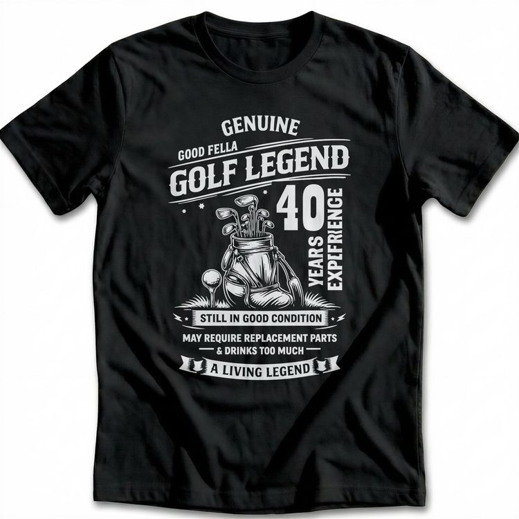 GOLF LEGEND 40TH 029 T Shirt AU 4