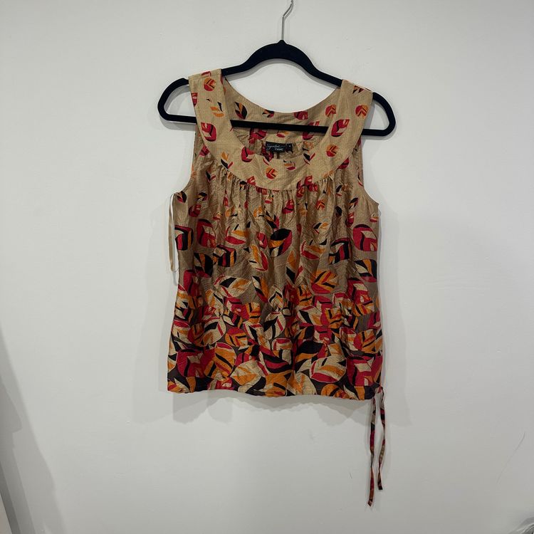 Next Signature Y2K 100% Silk Woman’s  Sleeveless Top Size 14 obraz 1
