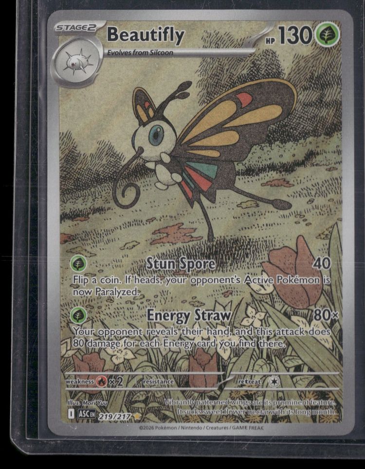 Beautifly Pokémon Trading Card image 1