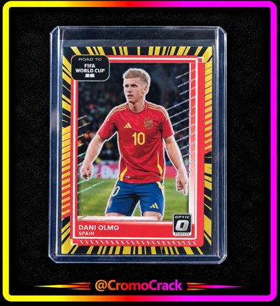 /75 Dani Olmo Optic Electricity Panini Donruss Road to FIFA World Cup 2025/26