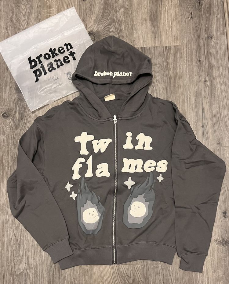 Broken Planet Broken Planet Twin Flames Zip-Up Hoodie product image