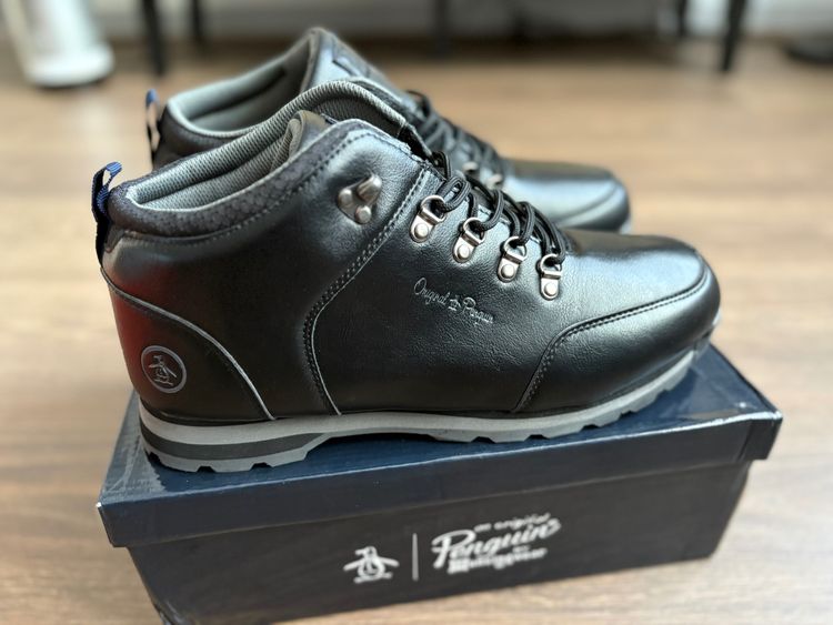 Original Penguin Black Boots image 1