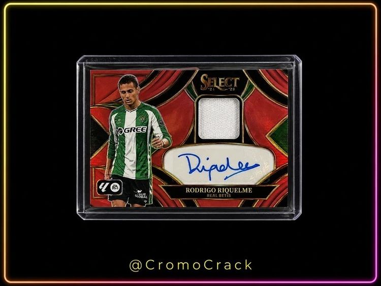 Rodri Riquelme Auto/Patch Red Prizm – Select La Liga 2025/26