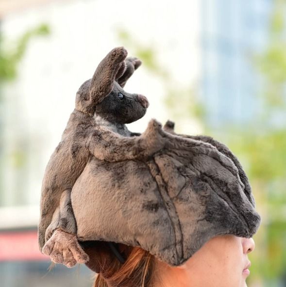 Plush Bat Hat 2