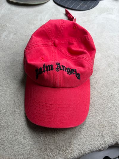 Palm Angels Red Baseball Cap